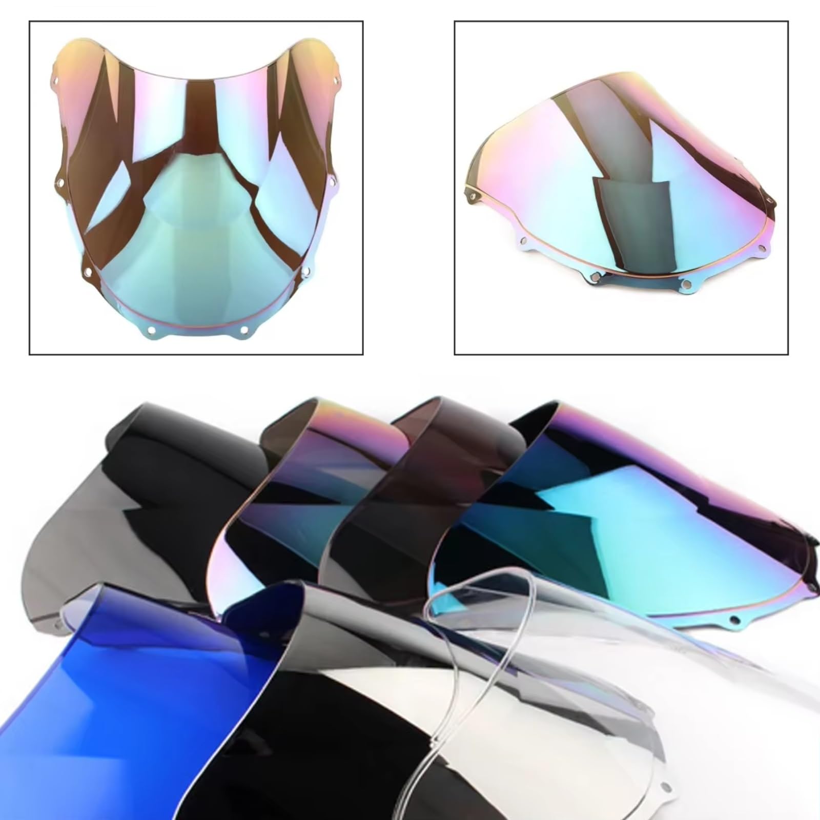 Amazon.co.jp: バイクのフロントガラス For Ninja For ZX-7R 1996-2001