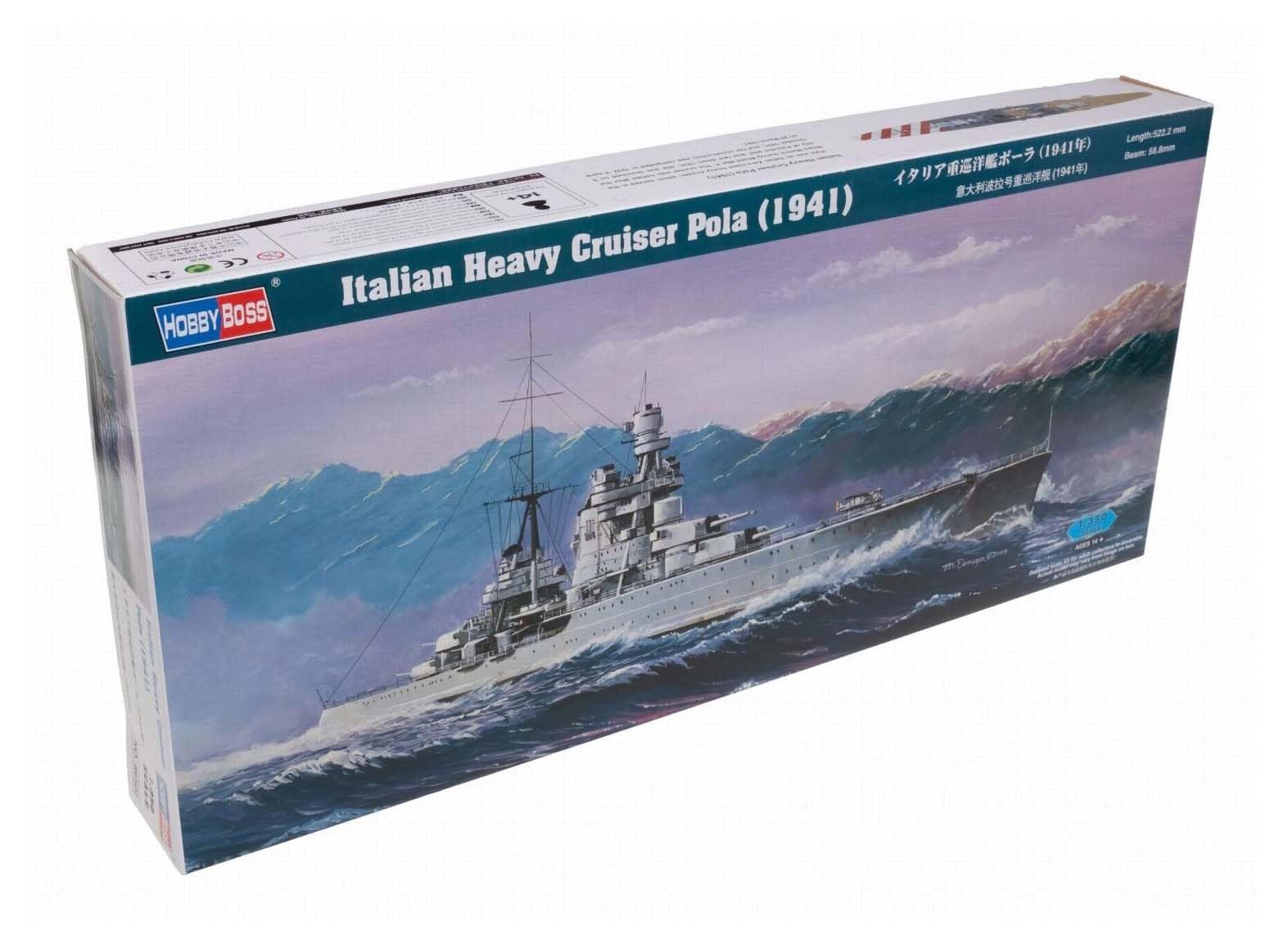 Amazon.com: Hobby Boss Italian Heavy Cruiser Pola Boat Model