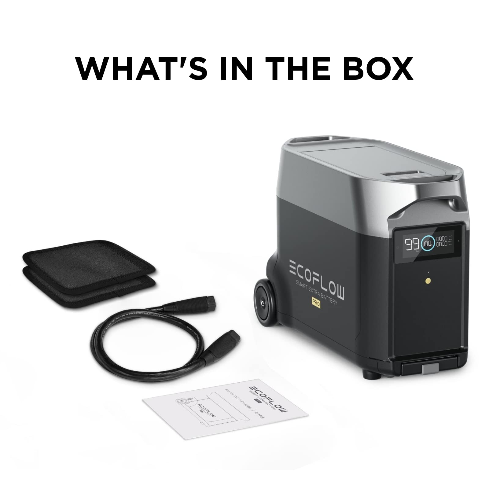 Amazon.com : EF ECOFLOW DELTA Pro Extra Battery 3600Wh, 2.7H to