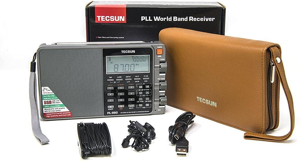 Tecsun PL880 Portable Digital PLL Dual Conversion AM/FM, Longwave