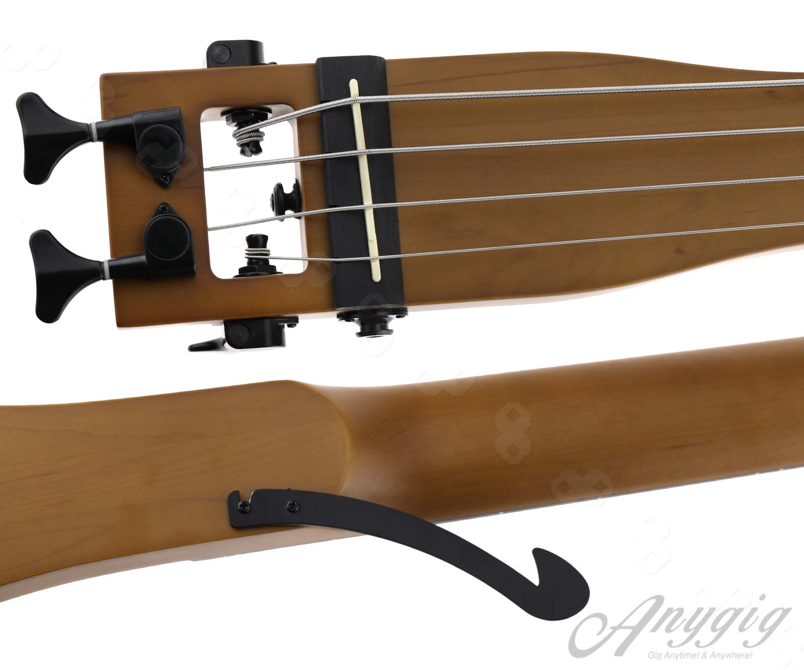 Amazon | Anygig AGBベースギター フルスケール長さ トラベルベース