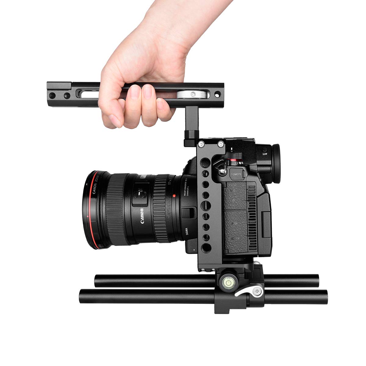 Amazon | アルミビデオカメラケージ用パナソニックlumix S1H S1R S1