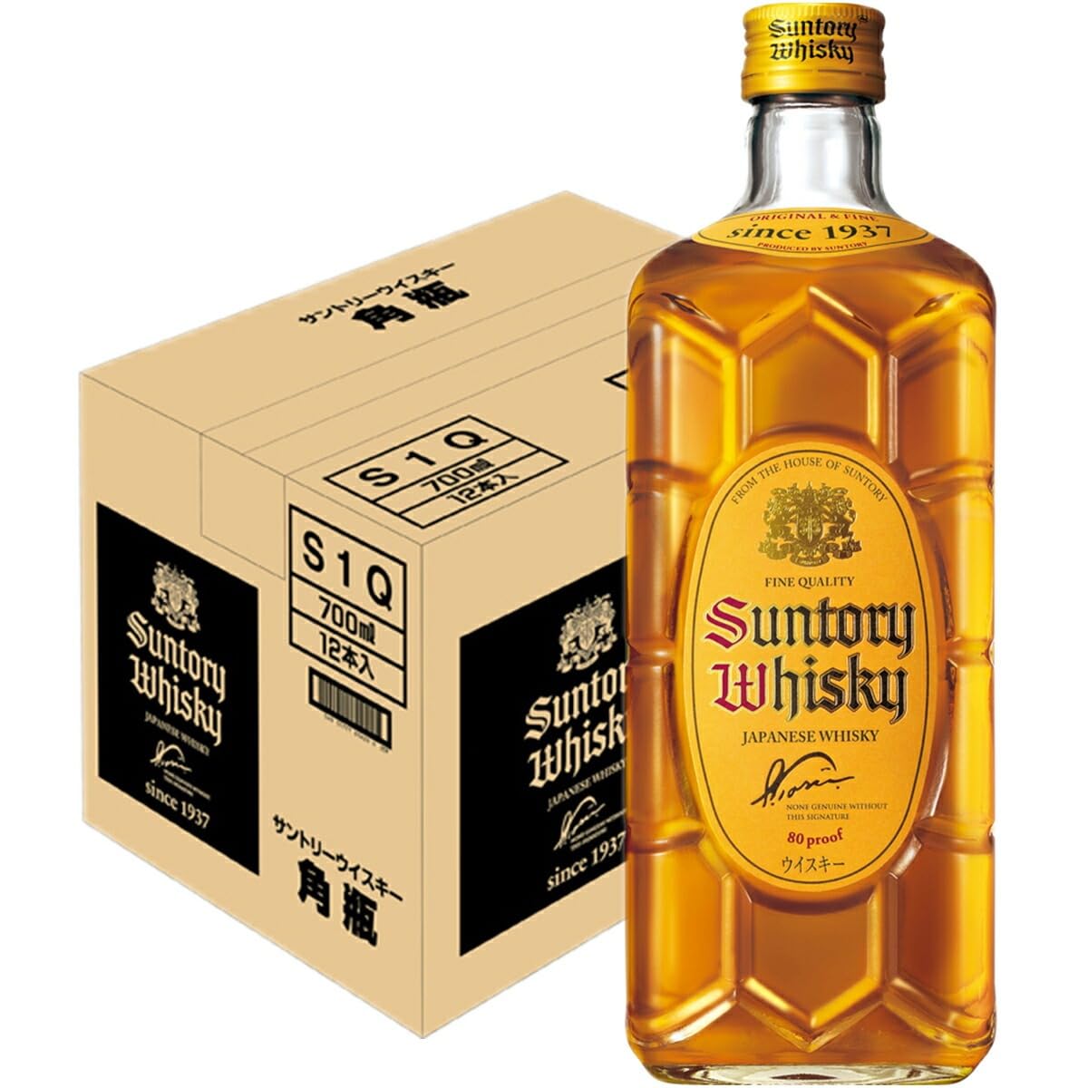 Amazon.co.jp: サントリー角瓶40° 700ML × 12本 : 食品・飲料・お酒