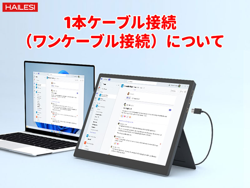 Amazon.co.jp: HAILESI モバイルモニター 12.3インチ 2.4K 2400x1600