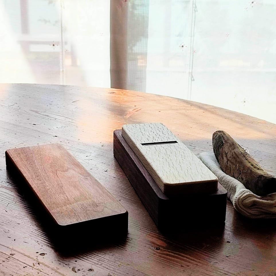 Amazon.co.jp: 台屋の鰹節削り器 ウォルナット×別注青紙 made in japan