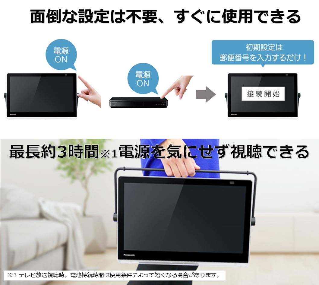 Amazon.co.jp: パナソニック 15V型 ハイビジョン ポータブル 液晶