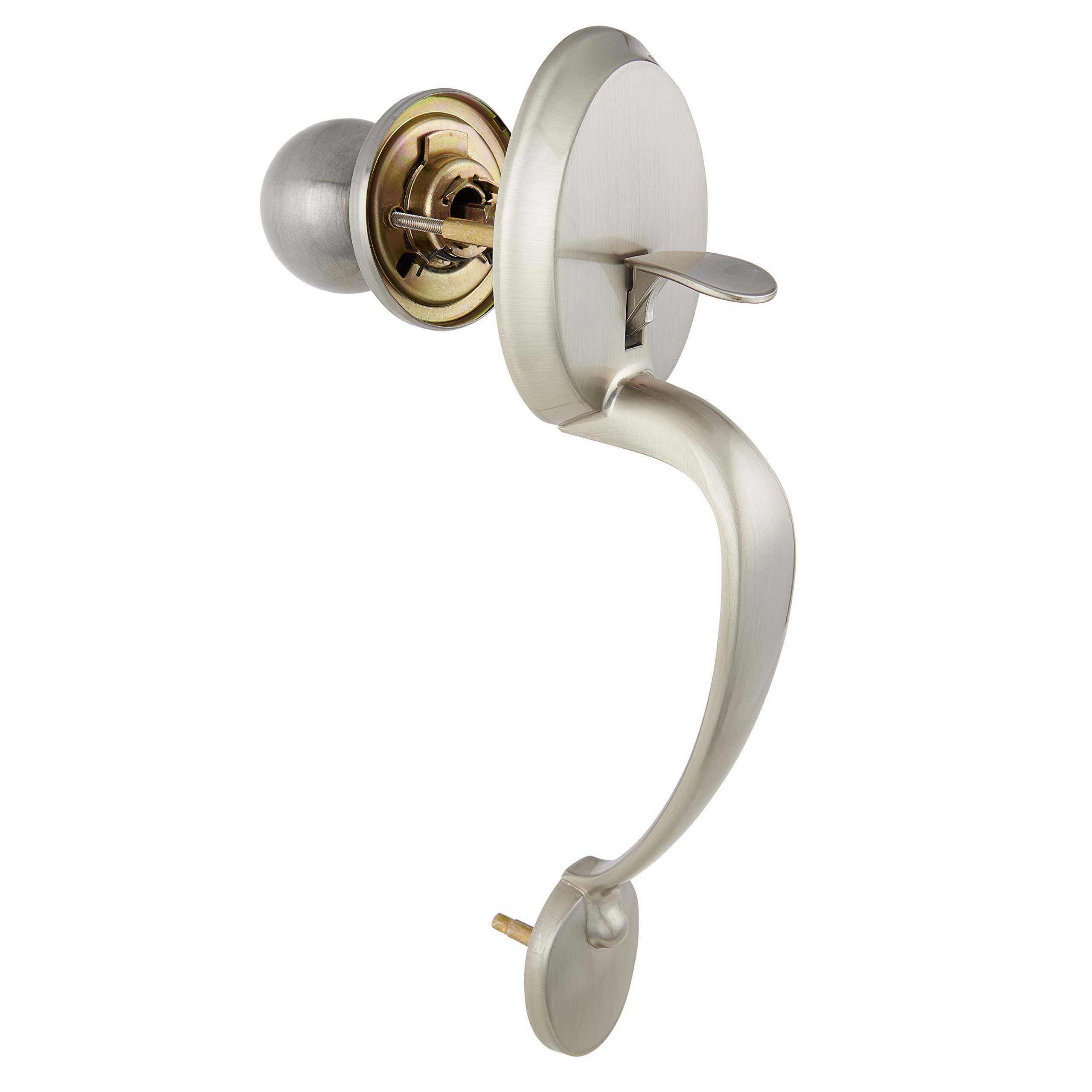 Brinks Passage Handleset - Exterior Handle with Interior Non