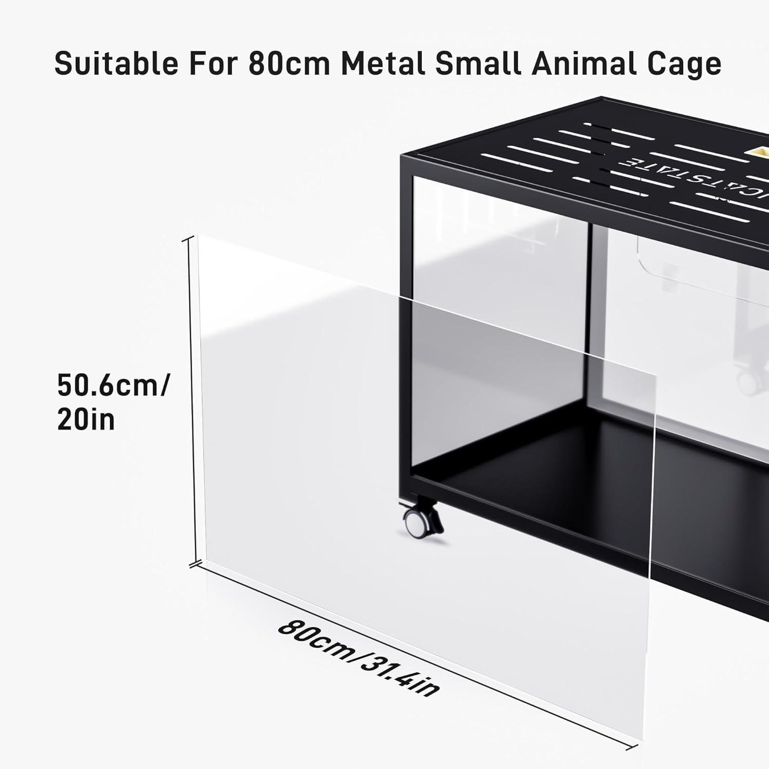 Amazon | BUCATSTATE ハムスター メタル製 80cm ケージ 【背面板