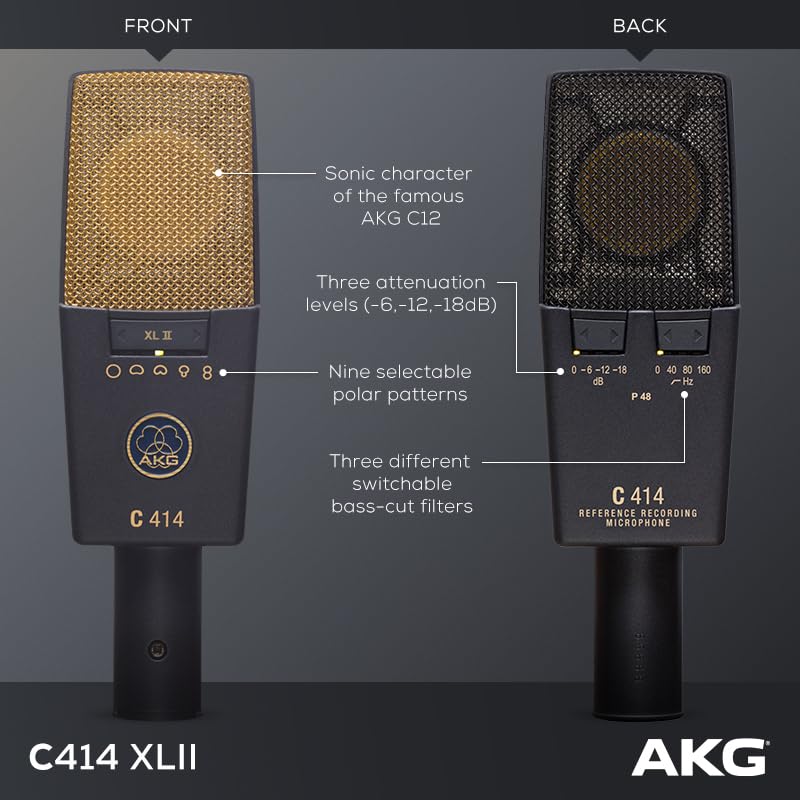 AKG Pro Audio C414 XLII Stereoset Vocal Condenser Microphone