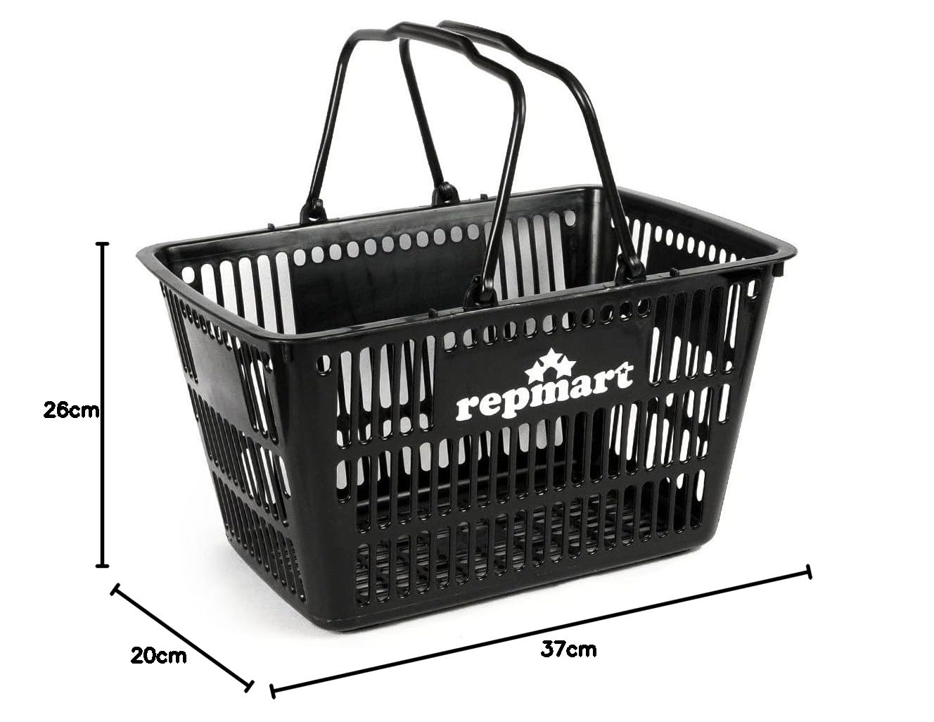 Amazon.co.jp: レプマート バスケット 11L 買い物かご ショップ