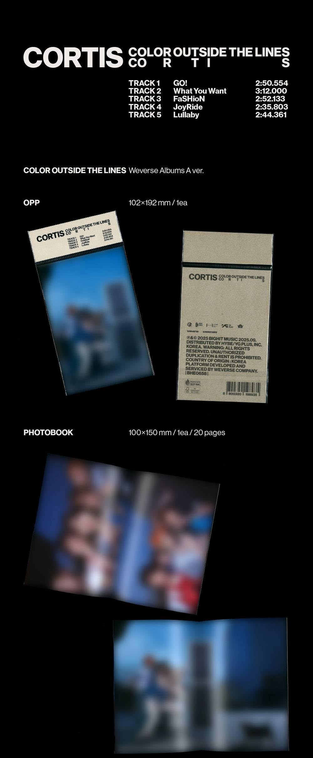 Amazon.co.jp: CORTIS (コルティス) - The 1st EP [ COLOR OUTSIDE THE