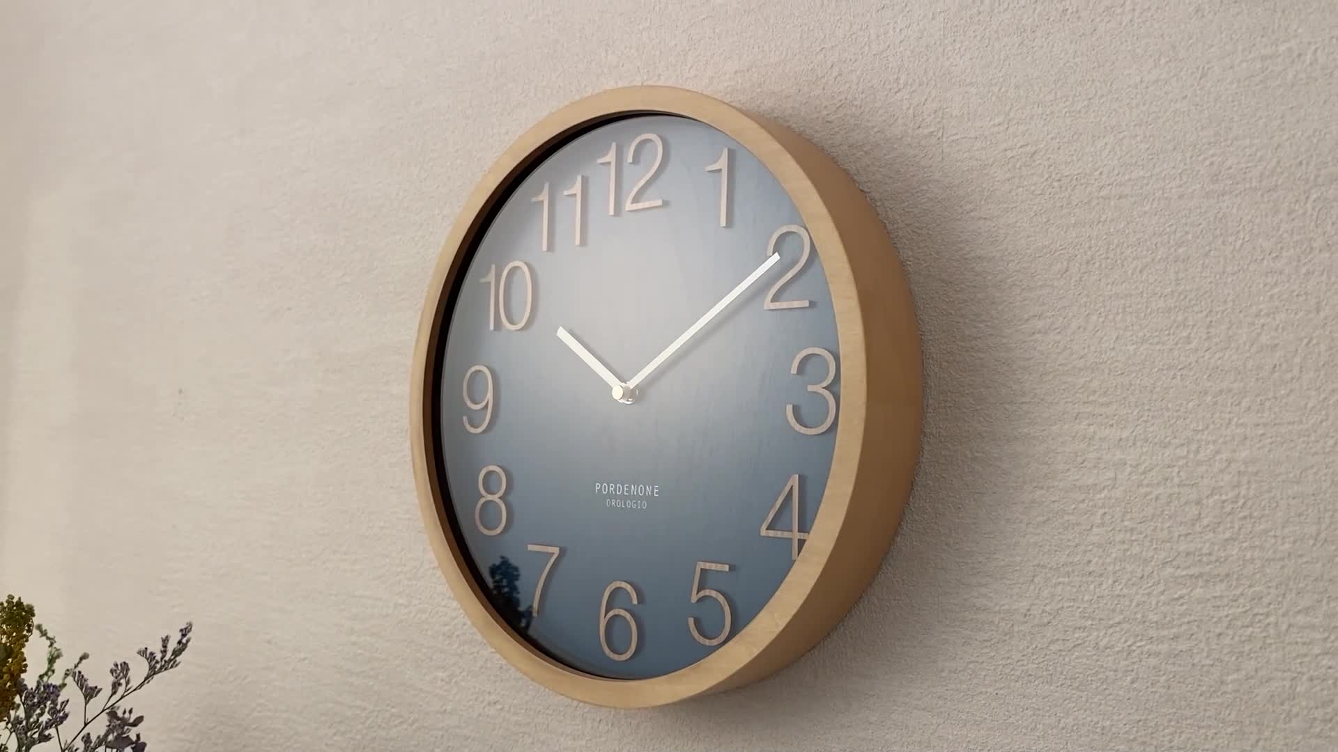 Amazon.co.jp: インターフォルム 掛け時計 電波時計 プロック CL