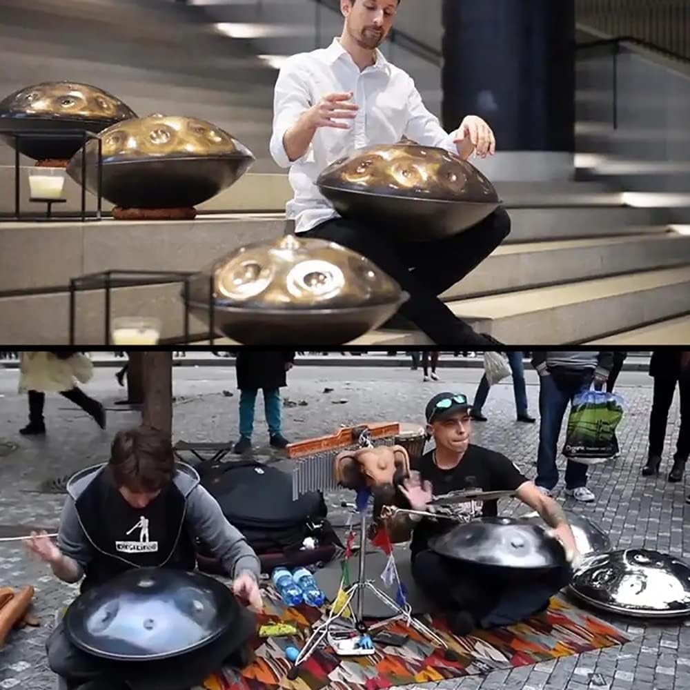 Amazon.co.jp: 22インチハンドパンスチールドラム、楽器、ニ短調9/10