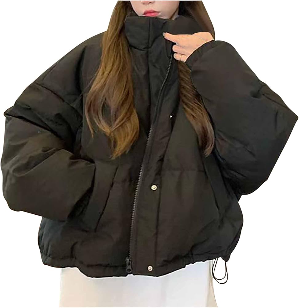 Amazon.com: Winter Jackets for Women Trendy Oversized Cropped