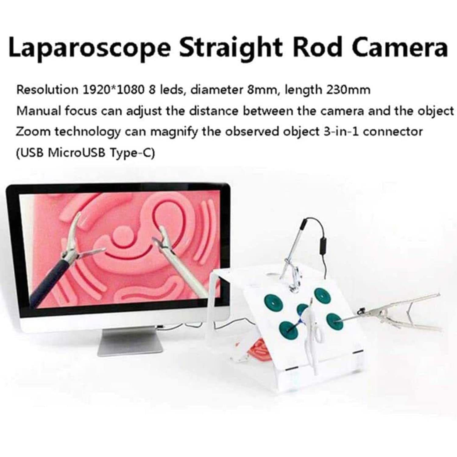 Amazon.co.jp: 腹腔鏡手術訓練 縫合練習キット腹腔鏡トレーナー