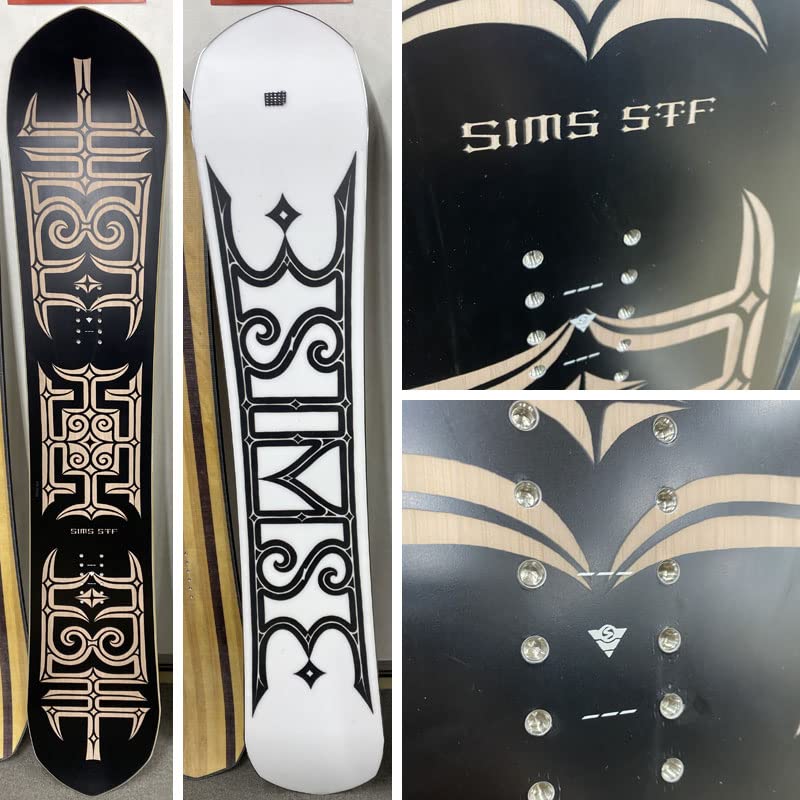 Amazon | 22-23 SIMS/シムス STF メンズ スノーボード 板 2023 162