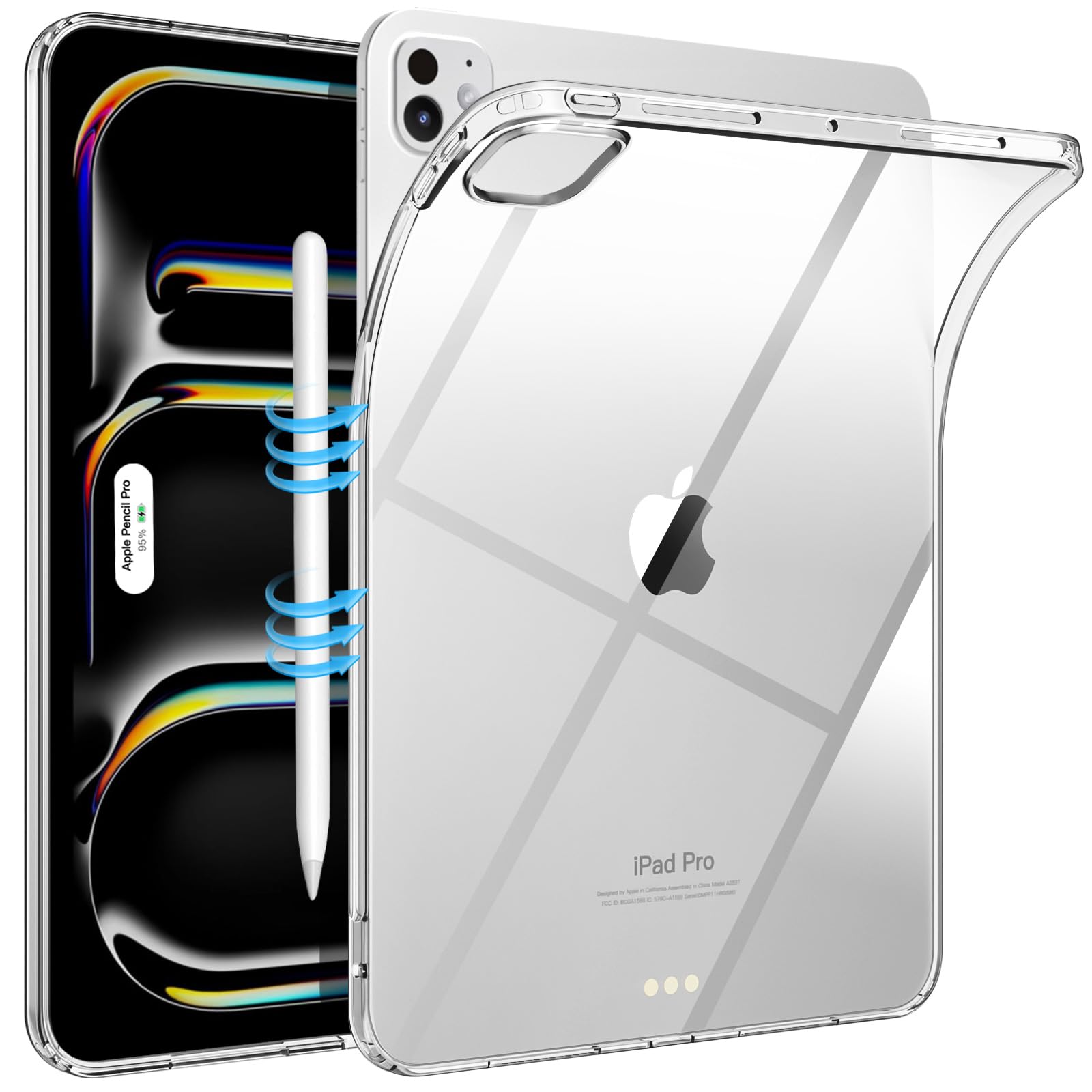 Amazon.com: TiMOVO Clear Case for iPad Pro 11 inch (M5/M4) 2025