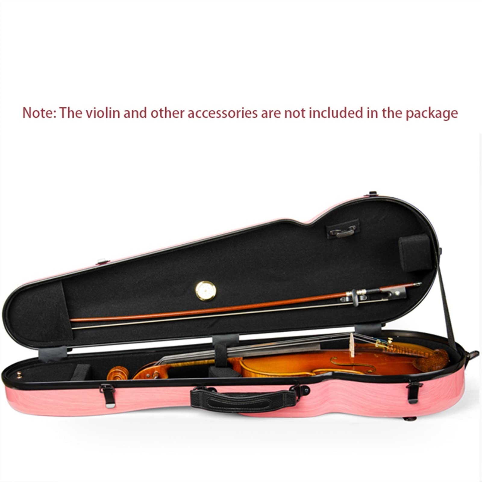 Amazon.co.jp: ピンク 4/4 サイズ バイオリン ケース カーボン