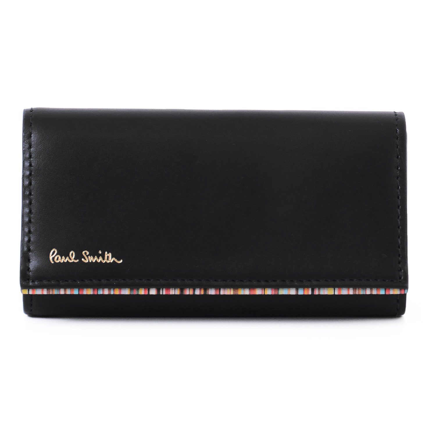 極美品】ポールスミス レザー ケース キーケース 財布 黒 ラビット 極