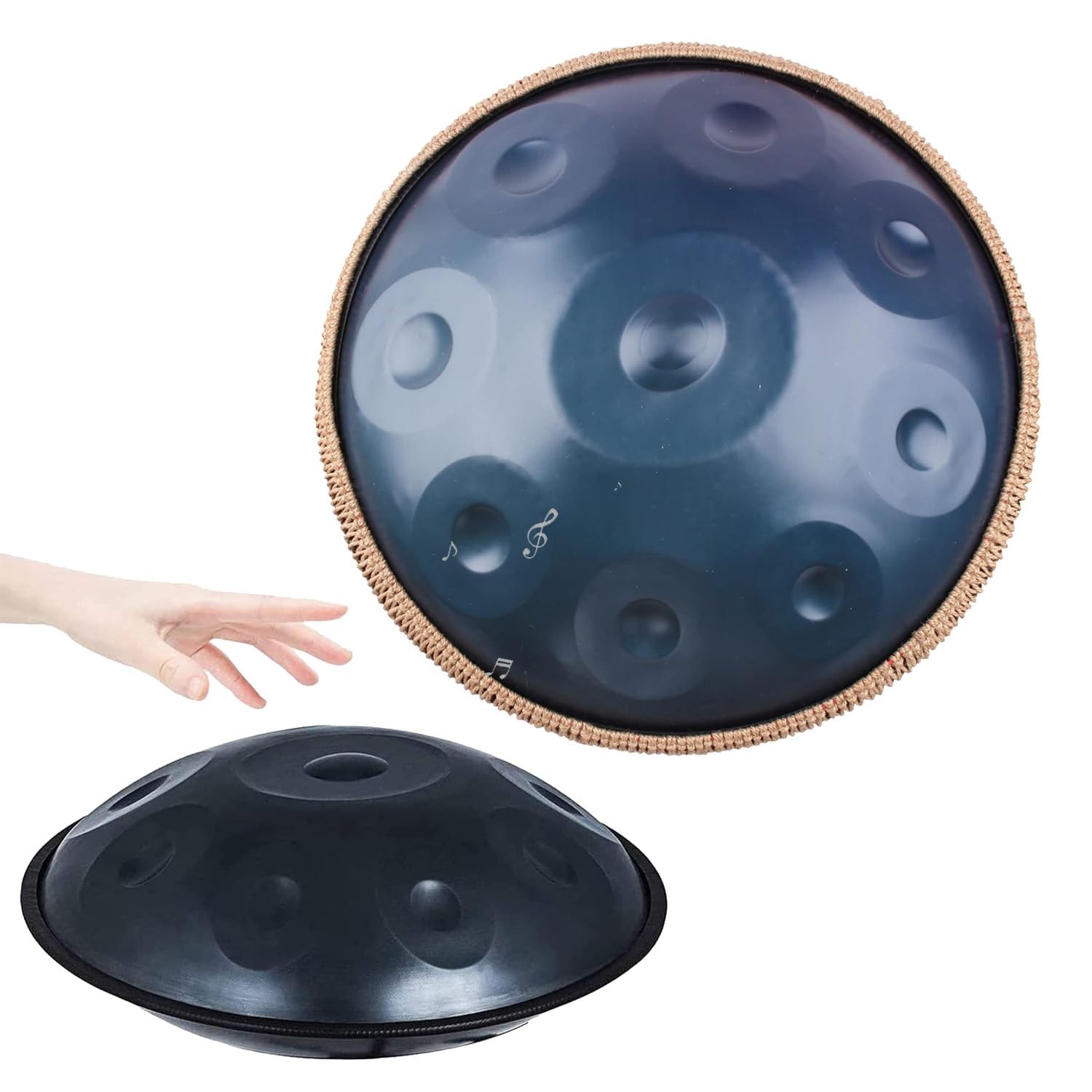Amazon.com - Professional Handpan Steel Drum 9 Notes 22 Inches