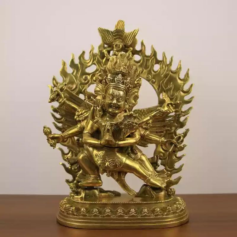 Amazon｜仏像 馬頭観音（馬頭明王）24cm【チベット仏教】観世音菩薩