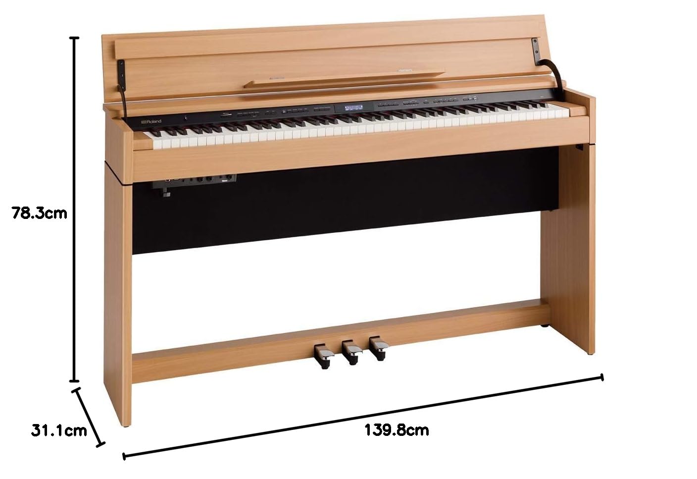 Amazon | Roland DP603 NBS ナチュラルビーチ調仕上げ 電子ピアノ 88