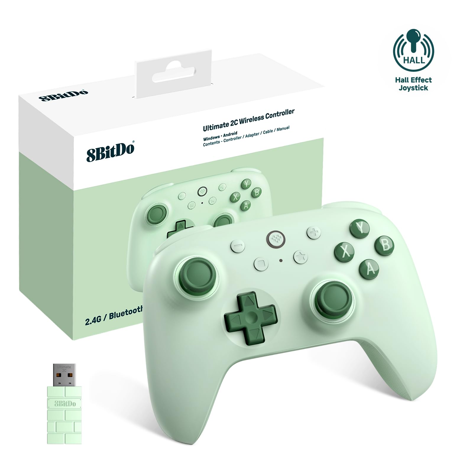 Amazon.com: 8Bitdo Ultimate 2C Wireless Controller (Hall Effect