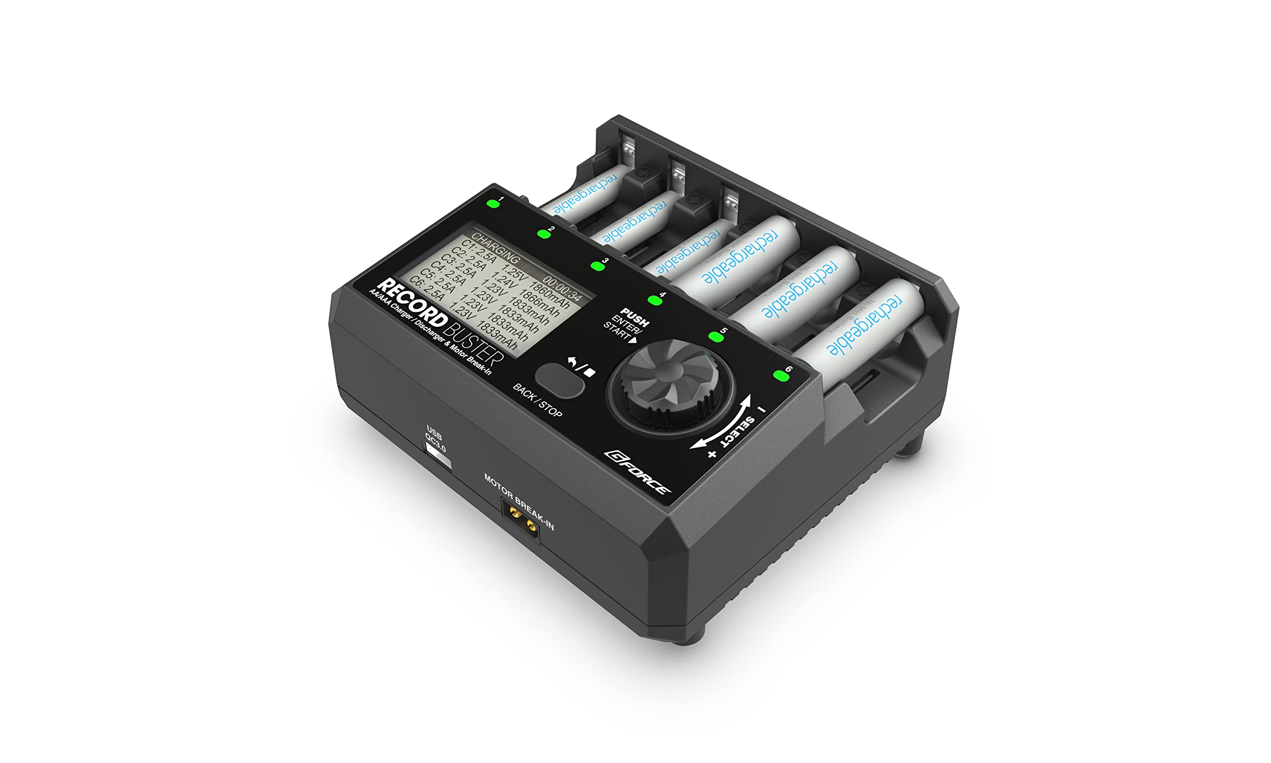 Amazon | ジーフォース Record Buster AA/AAA Charger G0156 日本正規