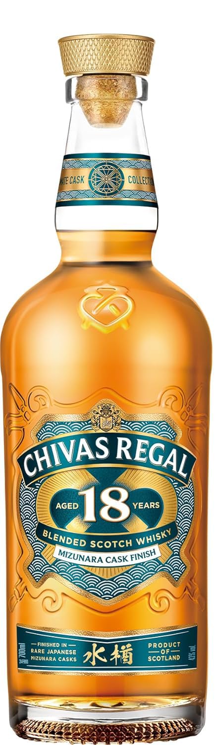 Amazon.co.jp: Chivas Regal 18 Years Old Mizuzunara Cask Finish No