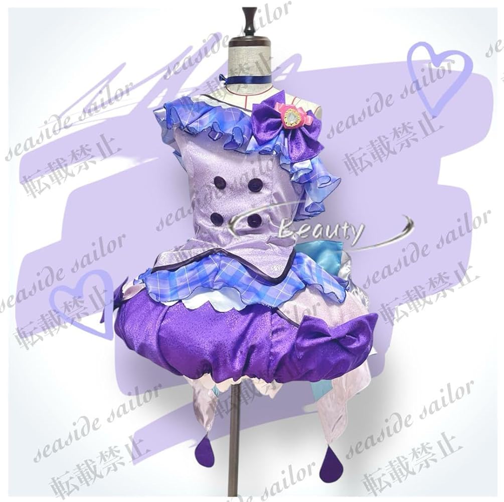 Amazon | [Beauty 出品] 髪飾り付き キミとアイドルプリキュア 紫雨