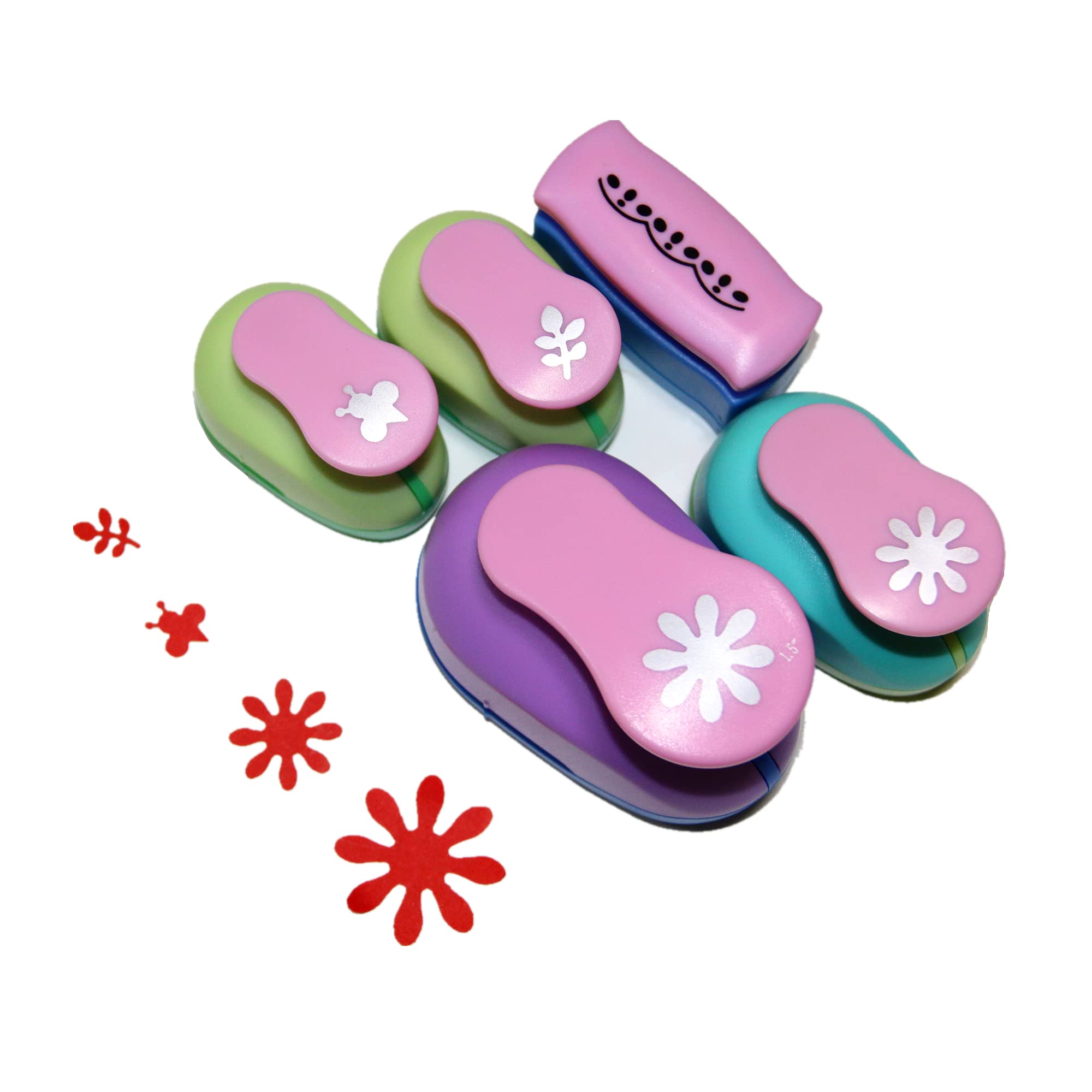 Amazon.co.jp: Kawendite クラフトパンチセット 5/8 1インチ 1.5インチ