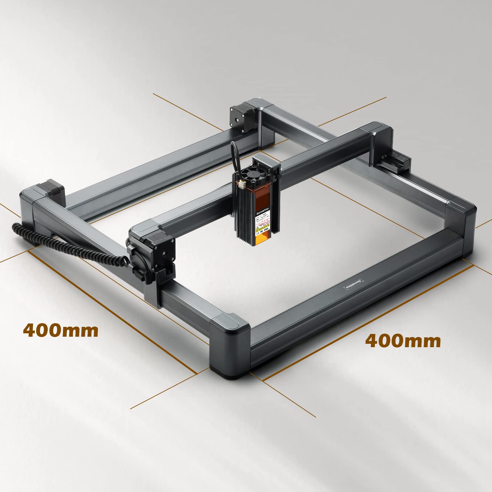 Amazon | Genmitsu Jinsoku LC-40 レーザー彫刻機 スマホ操作可能 金属