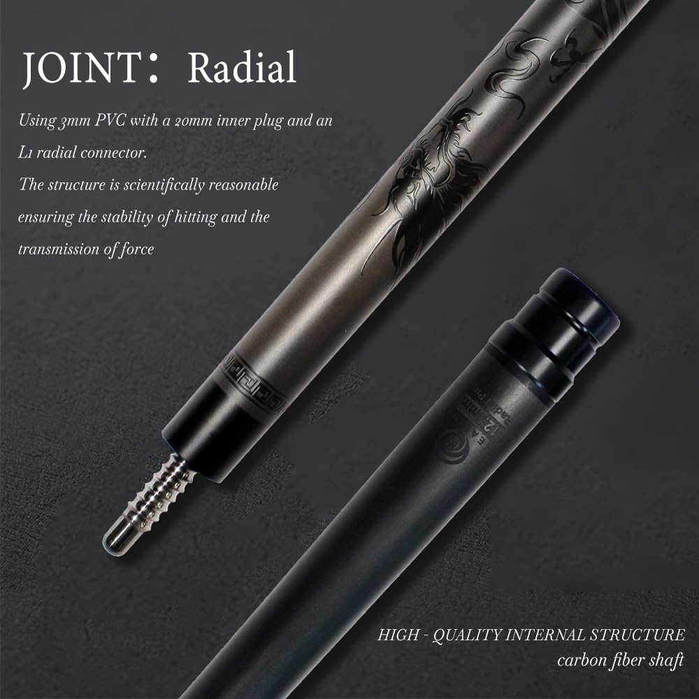 Amazon.co.jp: ビリヤード キュー OKHEALING 58インチ 20 oz 1/2