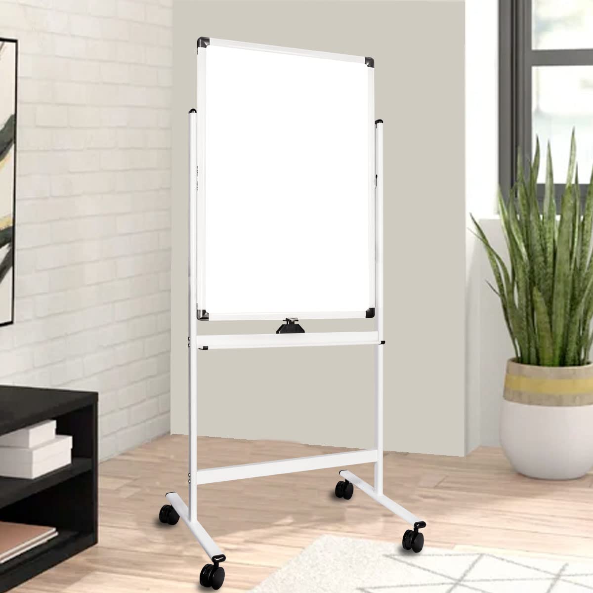 Amazon | 法人様向け ホワイトボード キャスター付き 幅600×高さ900mm