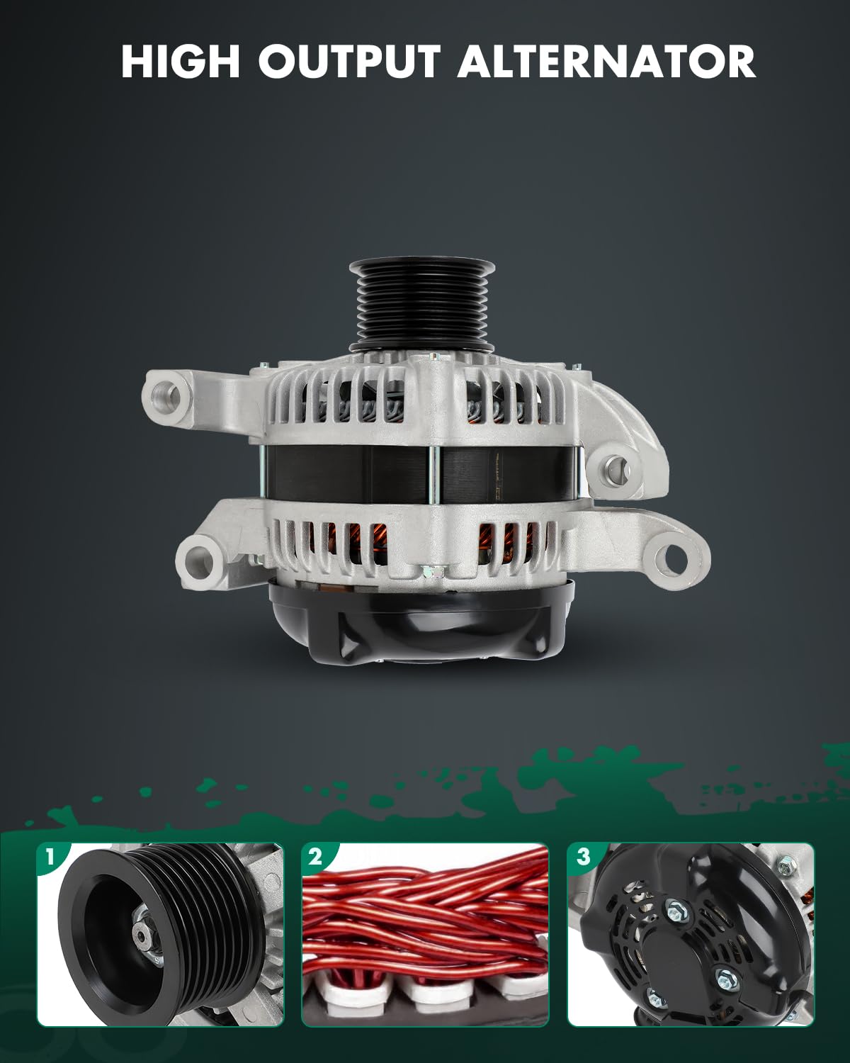 Amazon | SCITOO 高出力オルタネーター 150Amp 交換用 トヨタ用