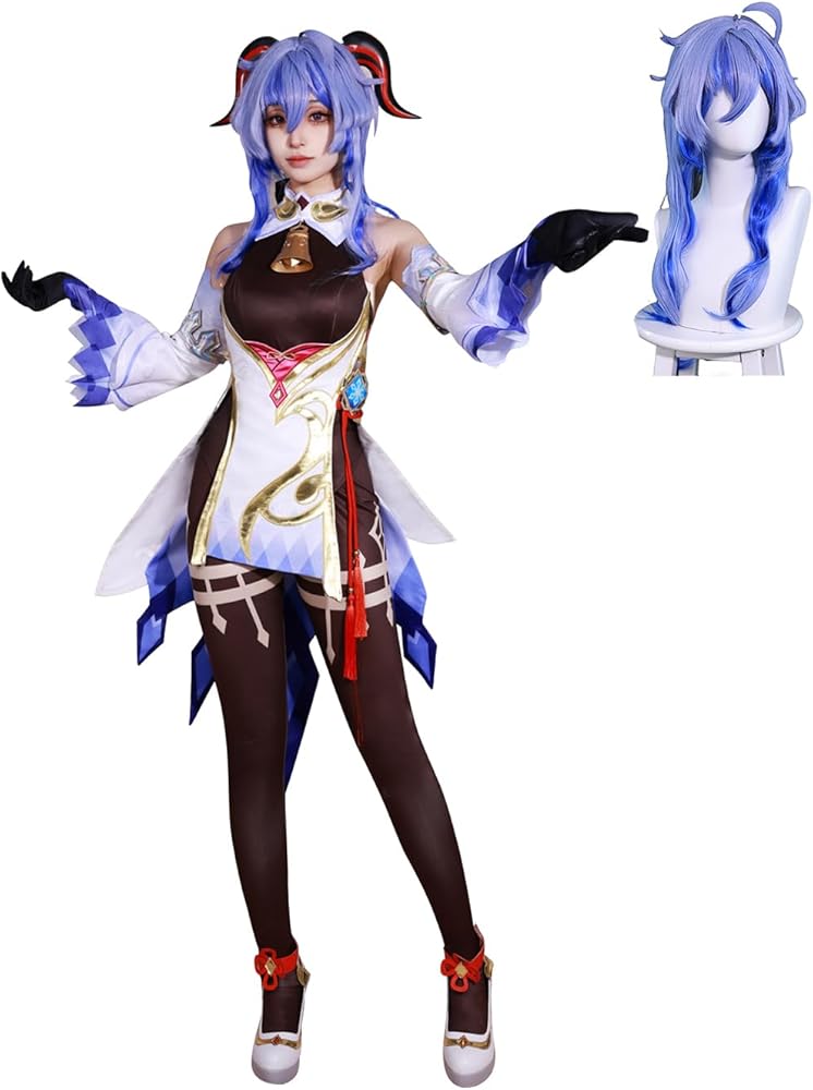 Amazon.co.jp: 【COSPLEE】原神 甘雨 コスプレ衣装 フルセット