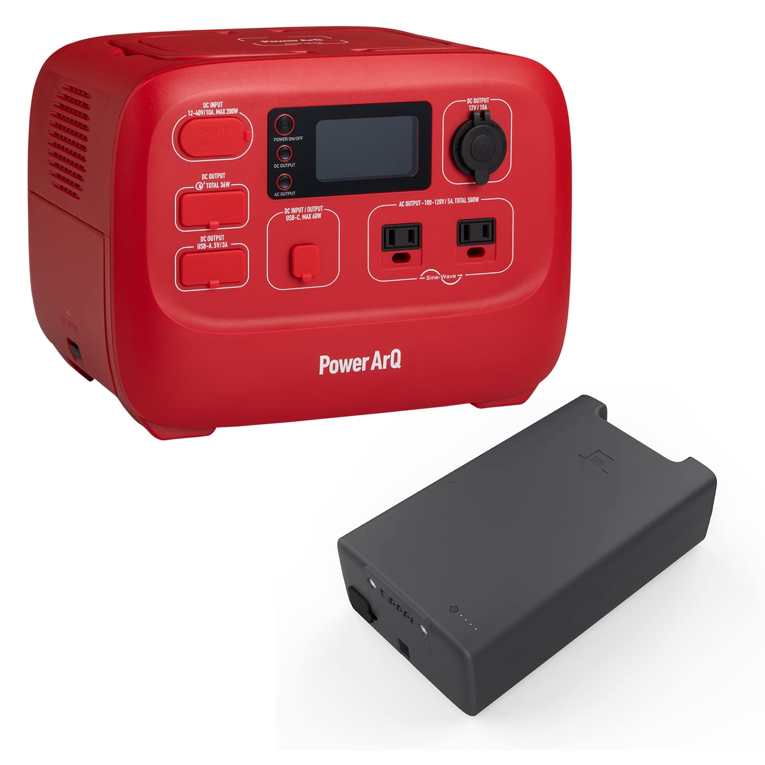 Amazon.co.jp: SmartTap ポータブル電源 PowerArQ3 レッド 1110Wh