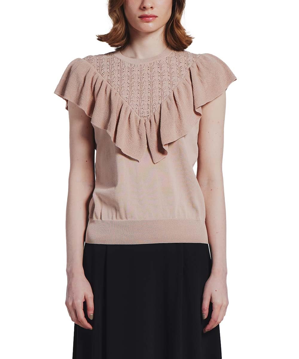 Amazon.co.jp: [ダブルスタンダードクロージング] Sov. フリルニット