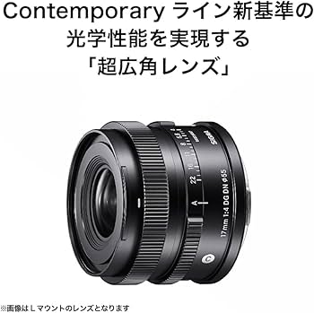 Amazon.co.jp: シグマ(Sigma) レンズ 17mm F4 DG DN Sony ソニー E
