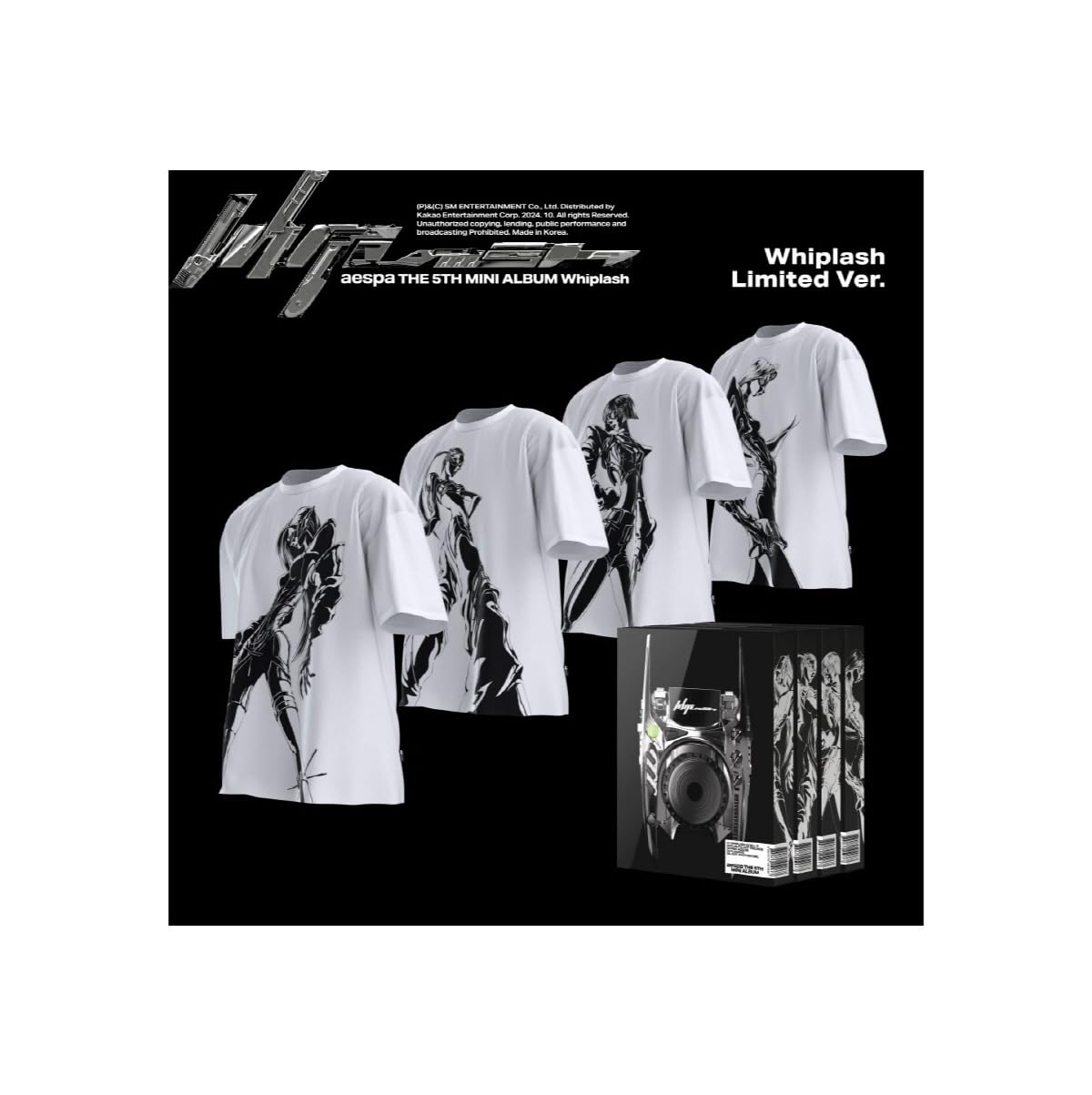 Amazon.com: aespa Whiplash [Whiplash Limited Ver.] 5th Mini Album