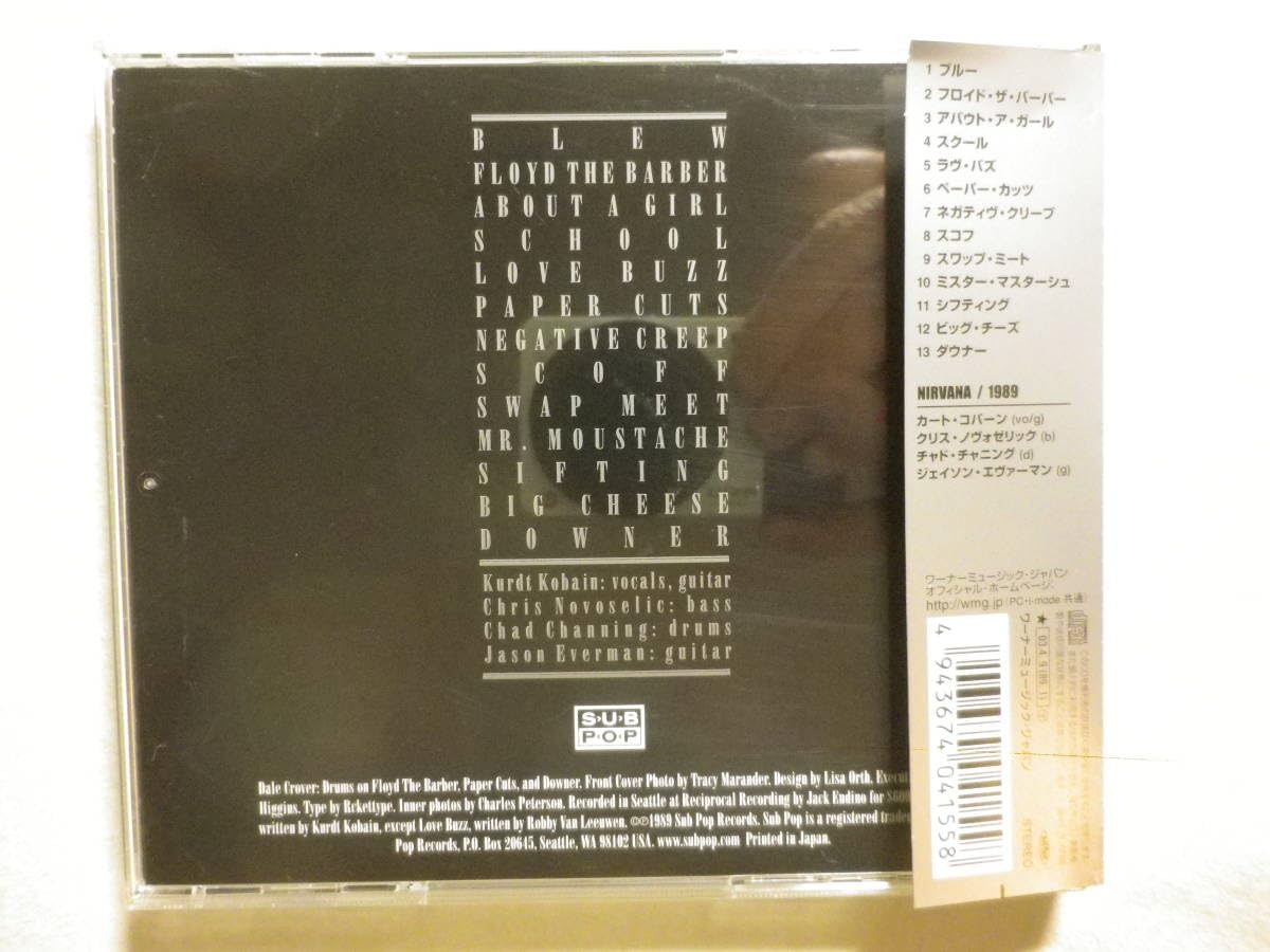 Amazon.co.jp: 『Nirvana/Bleach(1989)』(2003年発売,WPCR-11525,1st