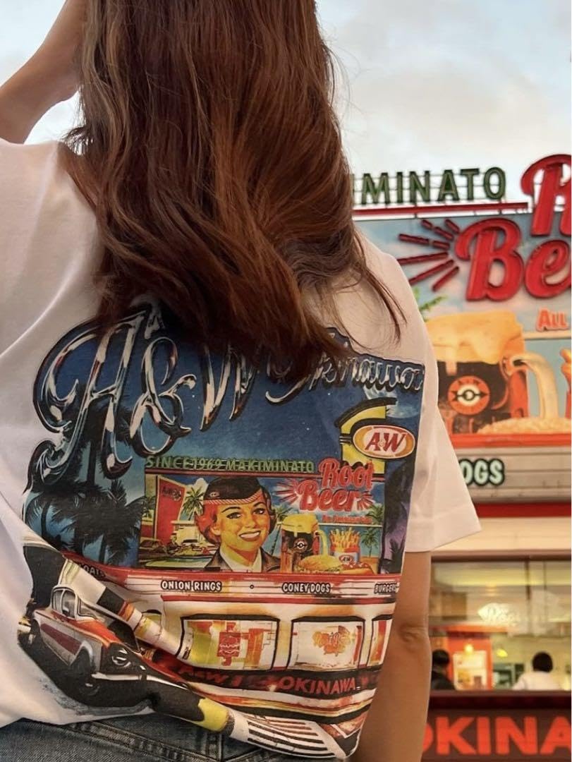 Amazon.co.jp: 沖縄限定A&W Tシャツ Sサイズ 牧港本店モデル : おもちゃ