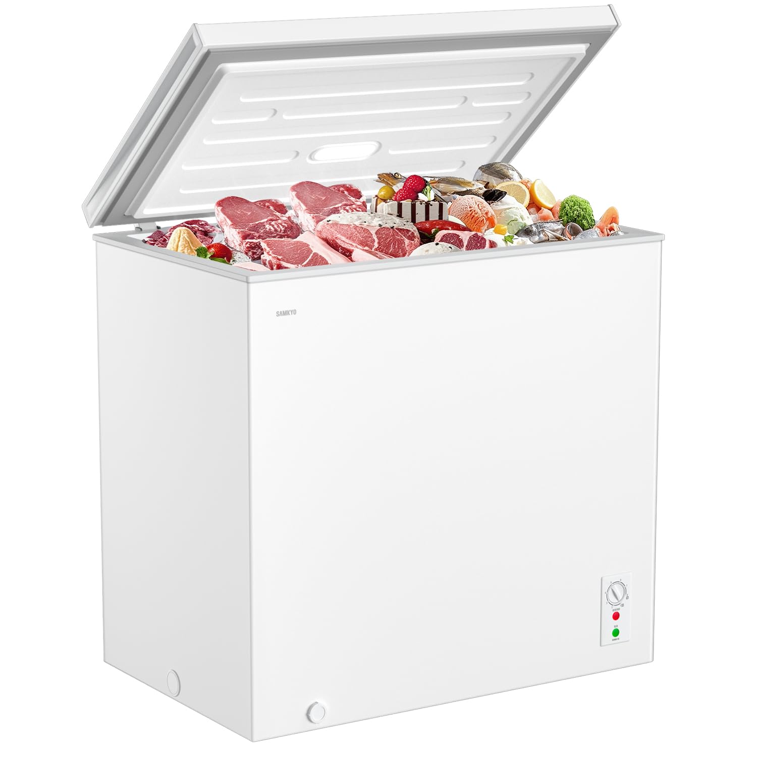 Amazon | SAMKYO 冷凍庫 200L 上開き式 業務用 家庭用 チェスト