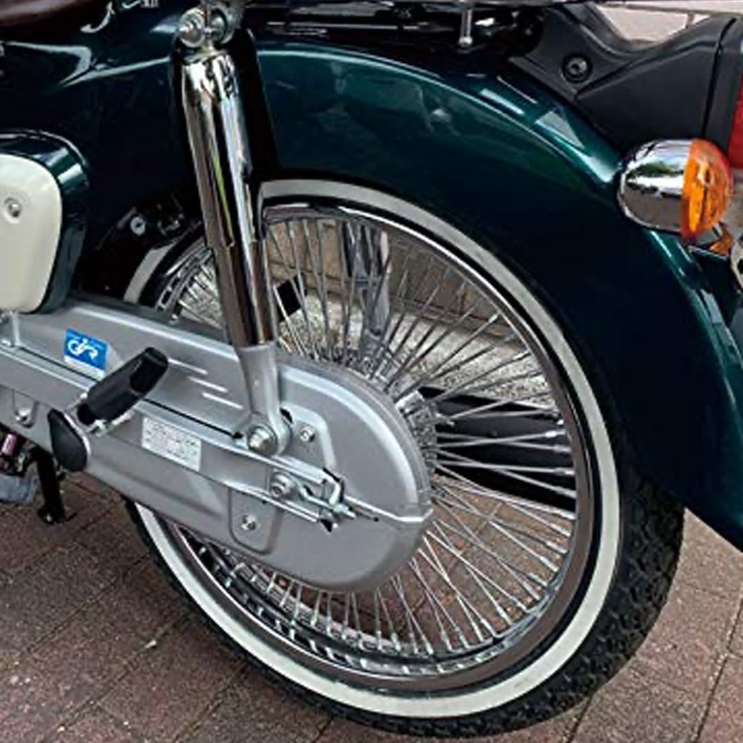 Amazon.co.jp: スーパーカブ用 ホイール 前後セット シルバー バイク用