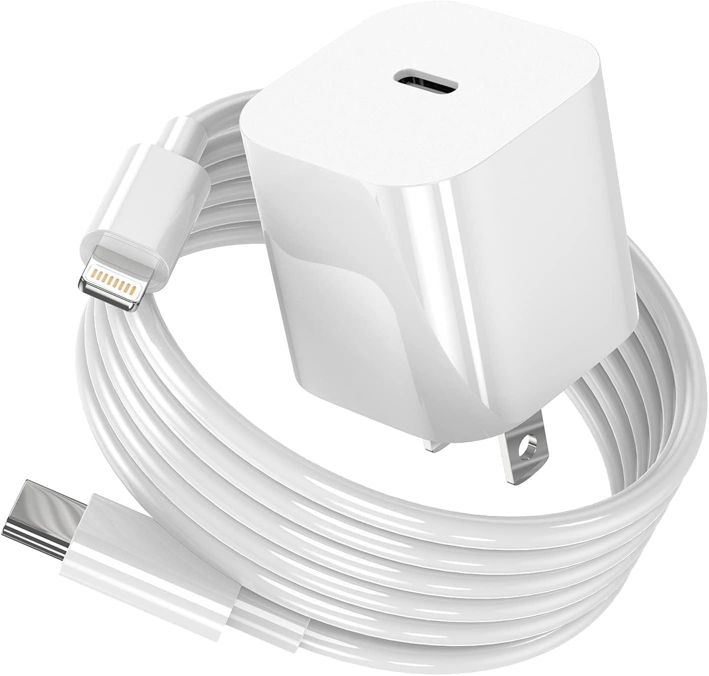 Cabo de carregamento de fones de ouvido AirPods, 20W USB C para
