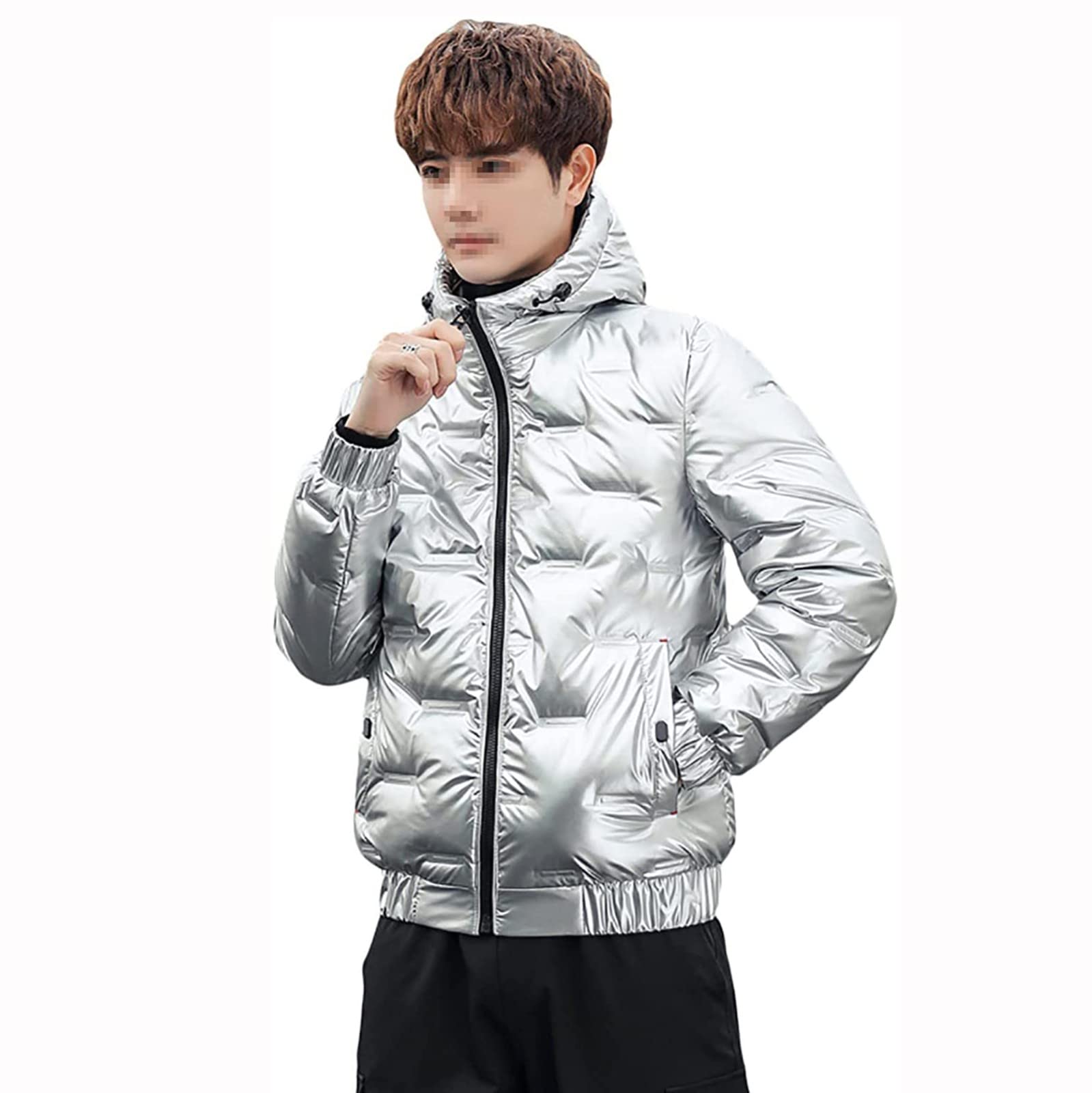 Men's Down Jacket,Lightweight Packable Puffer Jacket for Hiking