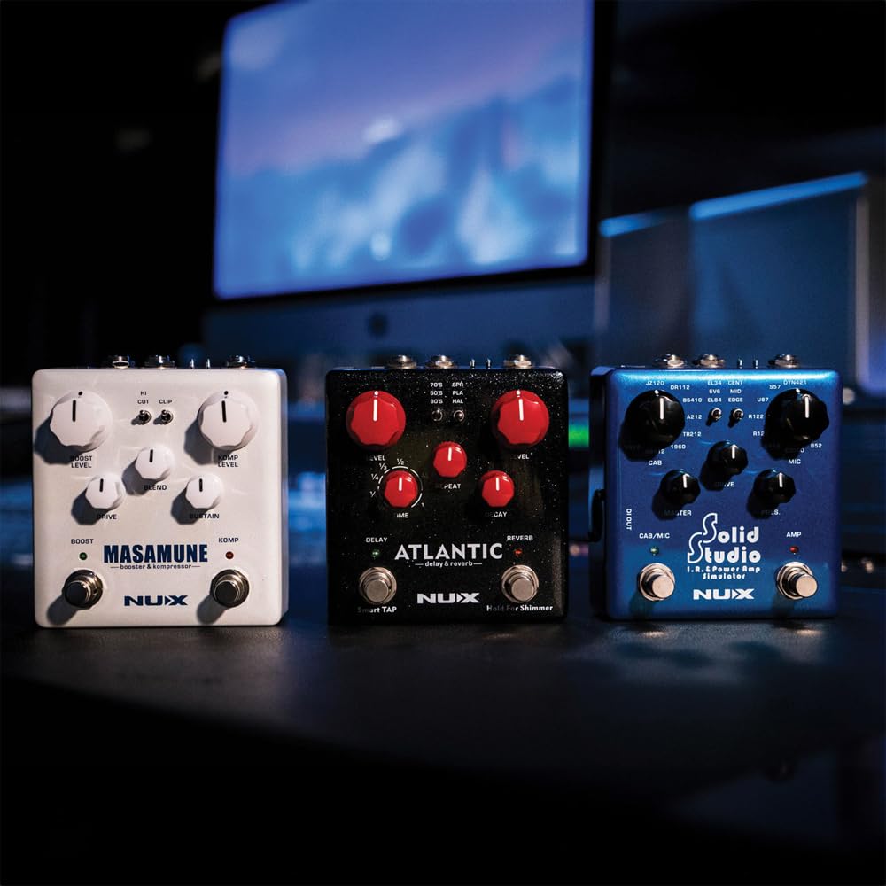 Amazon | NUX Atlantic Delay ＆ Reverb ギターエフェクター
