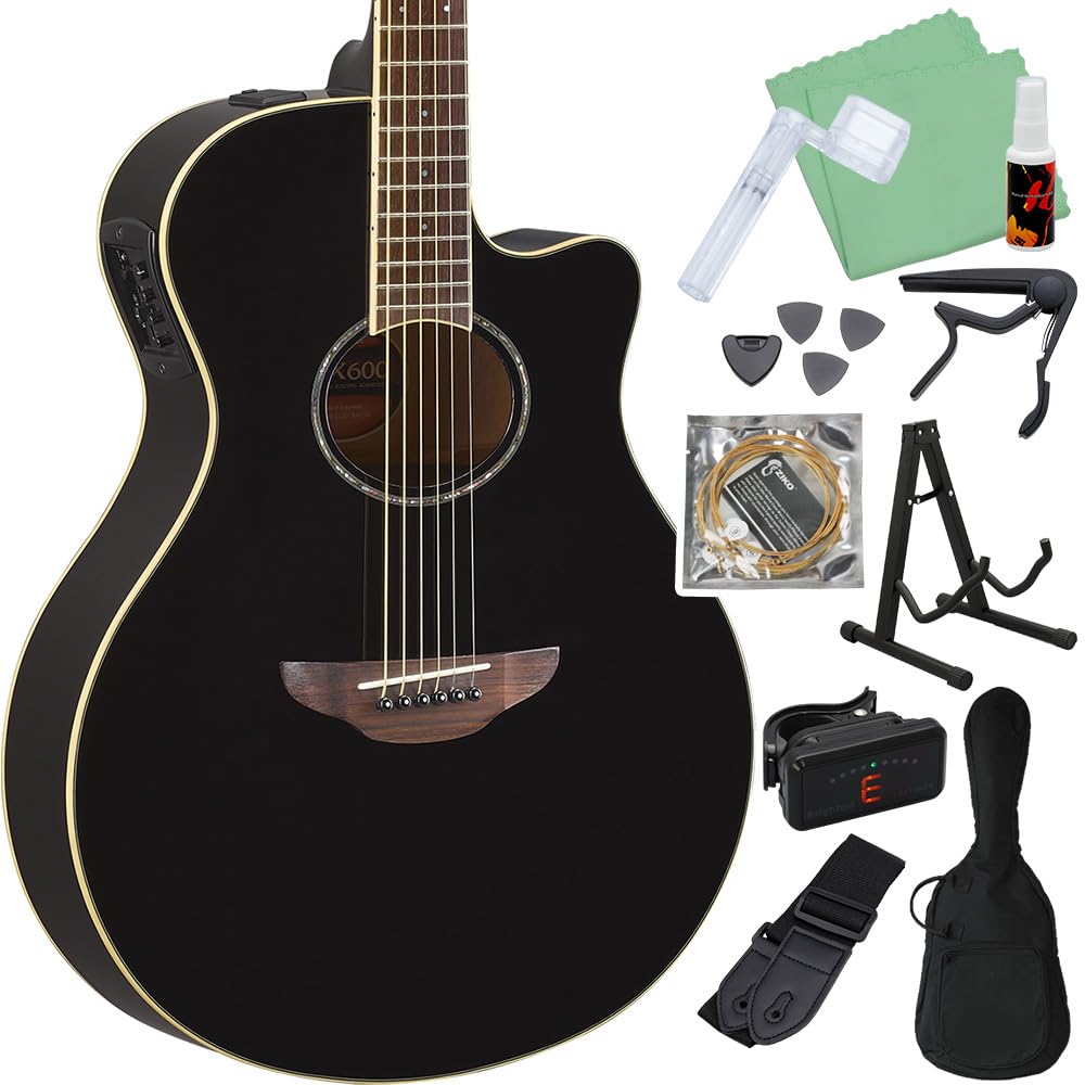 Amazon | YAMAHA APX600 BL アコースティックギター初心者12点セット