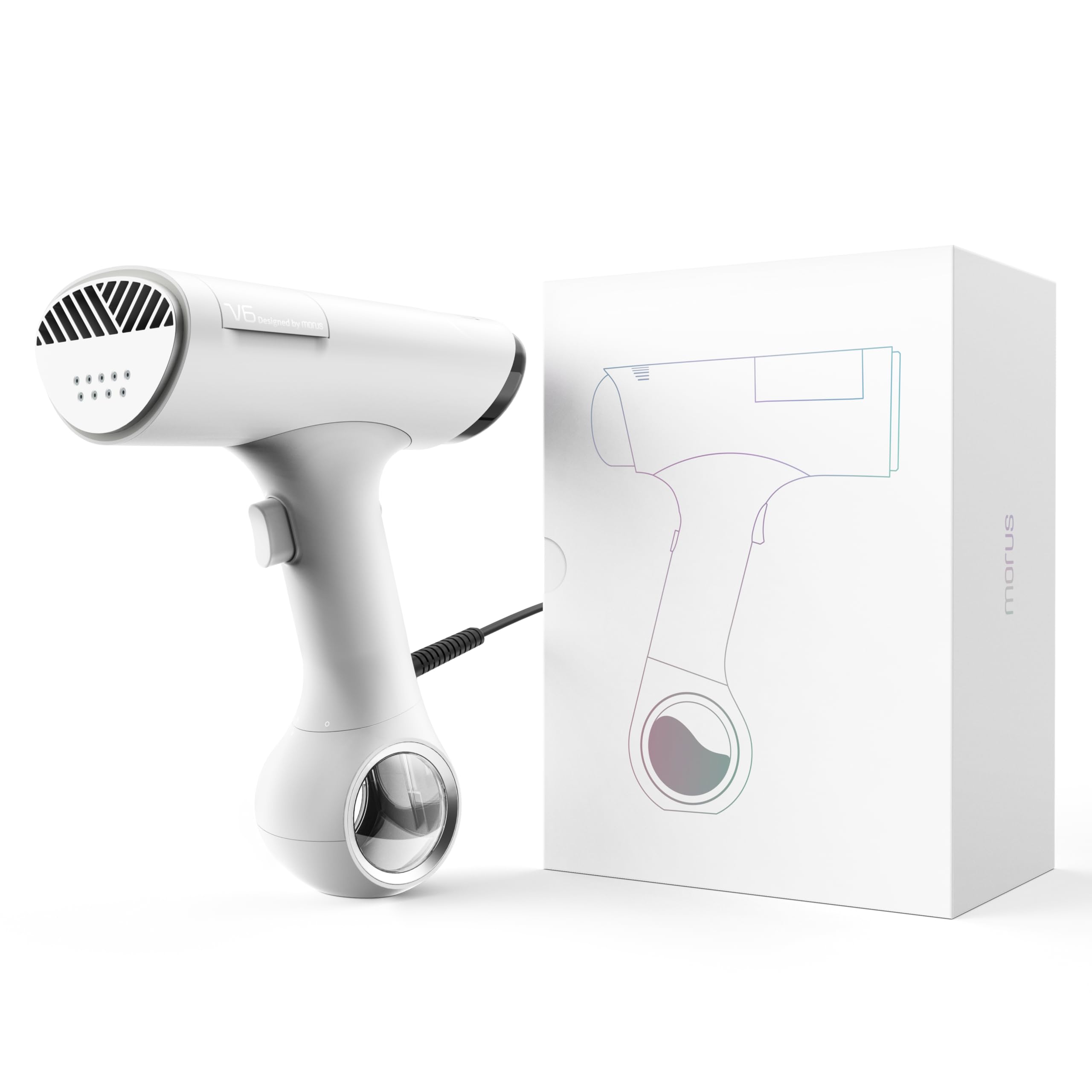 Amazon | Morus V6 衣類スチーマー スチームアイロン 吸着式