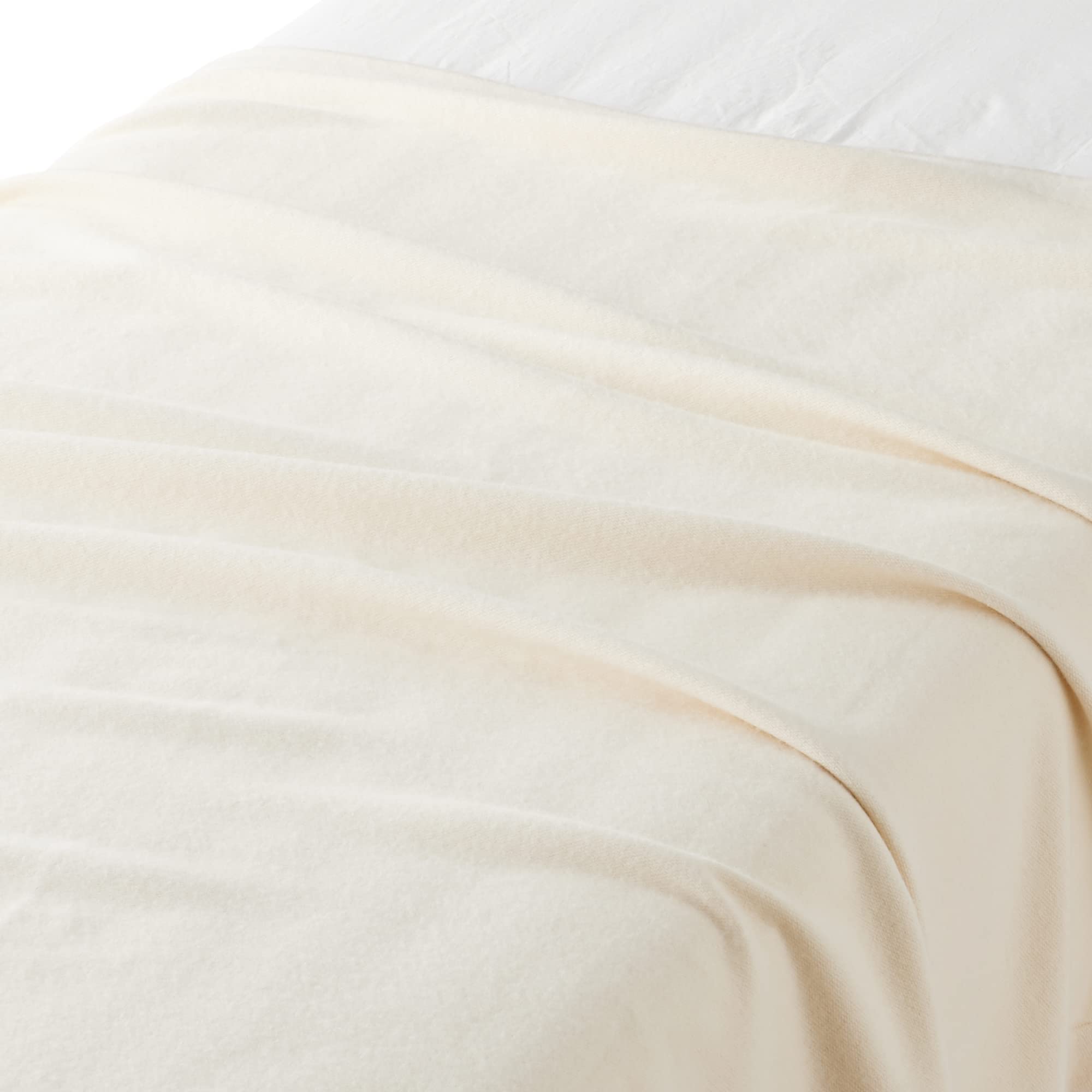 Amazon｜無印良品 カシミヤ混毛布 アイボリー シングルサイズ 140